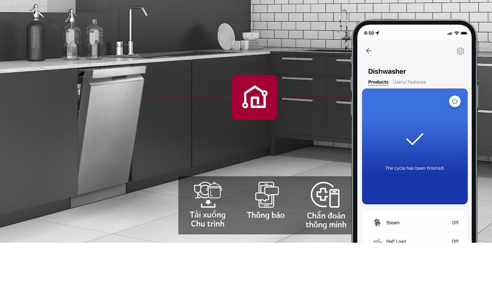 Máy rửa bát độc lập LG LDT14BGA3 ANBPEVN - 14 bộ Châu Âu